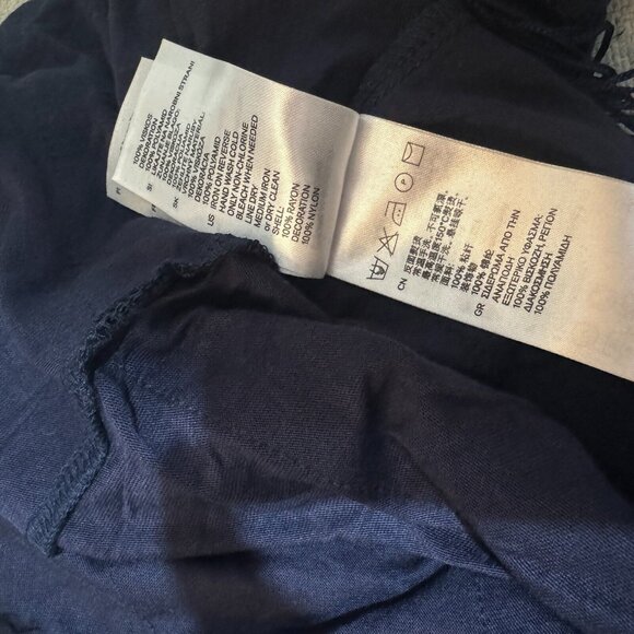 H&M, The Look: 1920's Flapper, Fringe Mini Cocktail Dress, Blue, Large - Picture 12 of 12